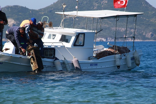 Bodrum’un denizi temizleniyor