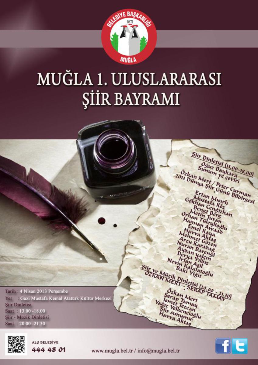 Muğla 1.Uluslararası Şiir Bayramı