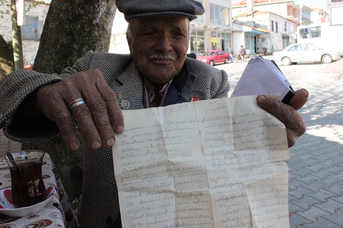 60 yıl saklanan mektup (ÖZEL HABER)