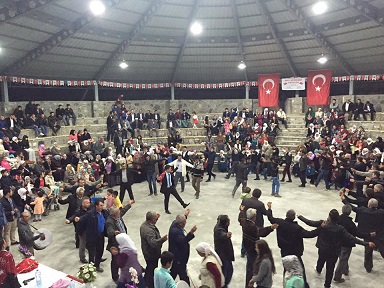 TYP işçileri düğün salonu yaptı