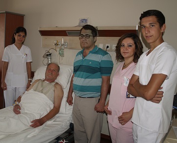 Yücelen’de bir kalbe 3’lü by-pass