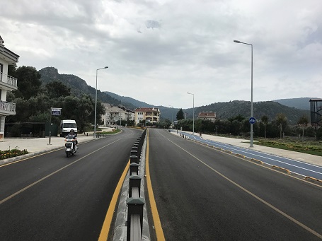 Ölüdeniz yoluna 8 milyonluk yatırım