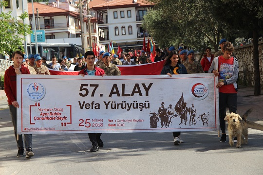 57. Alay anısına yürüdüler