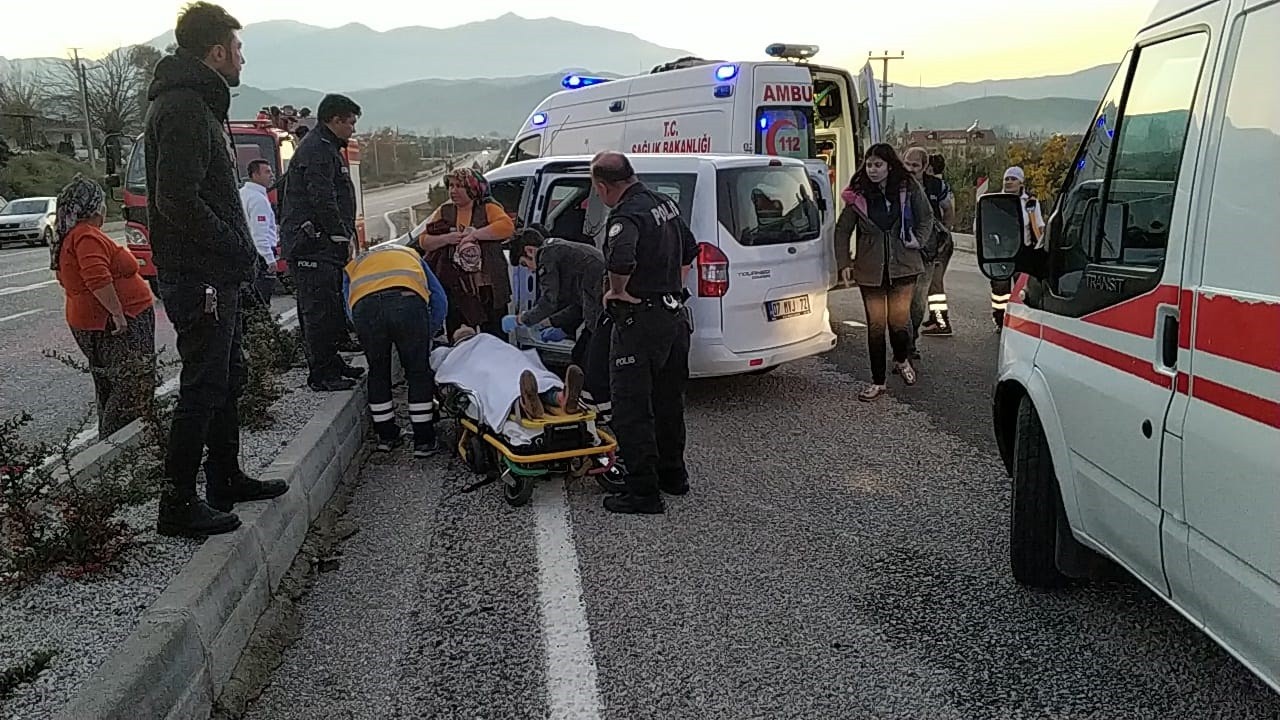 Seydikemer’de trafik kazası: 1 yaralı