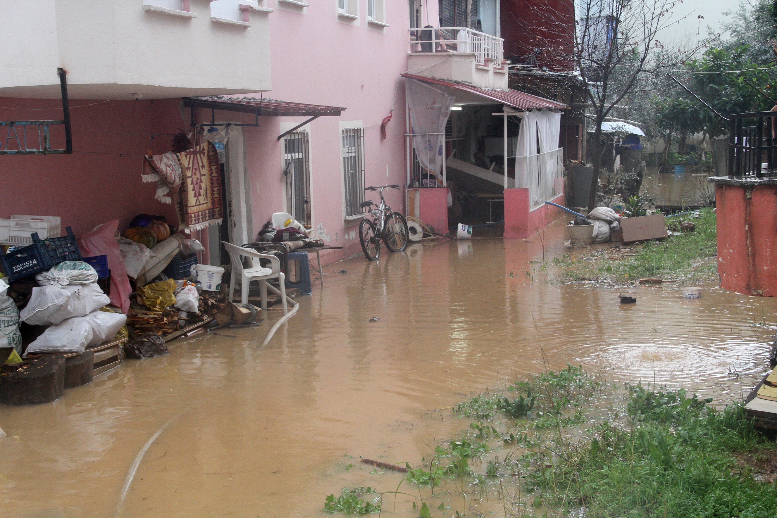 Fethiye’de Sel Baskını