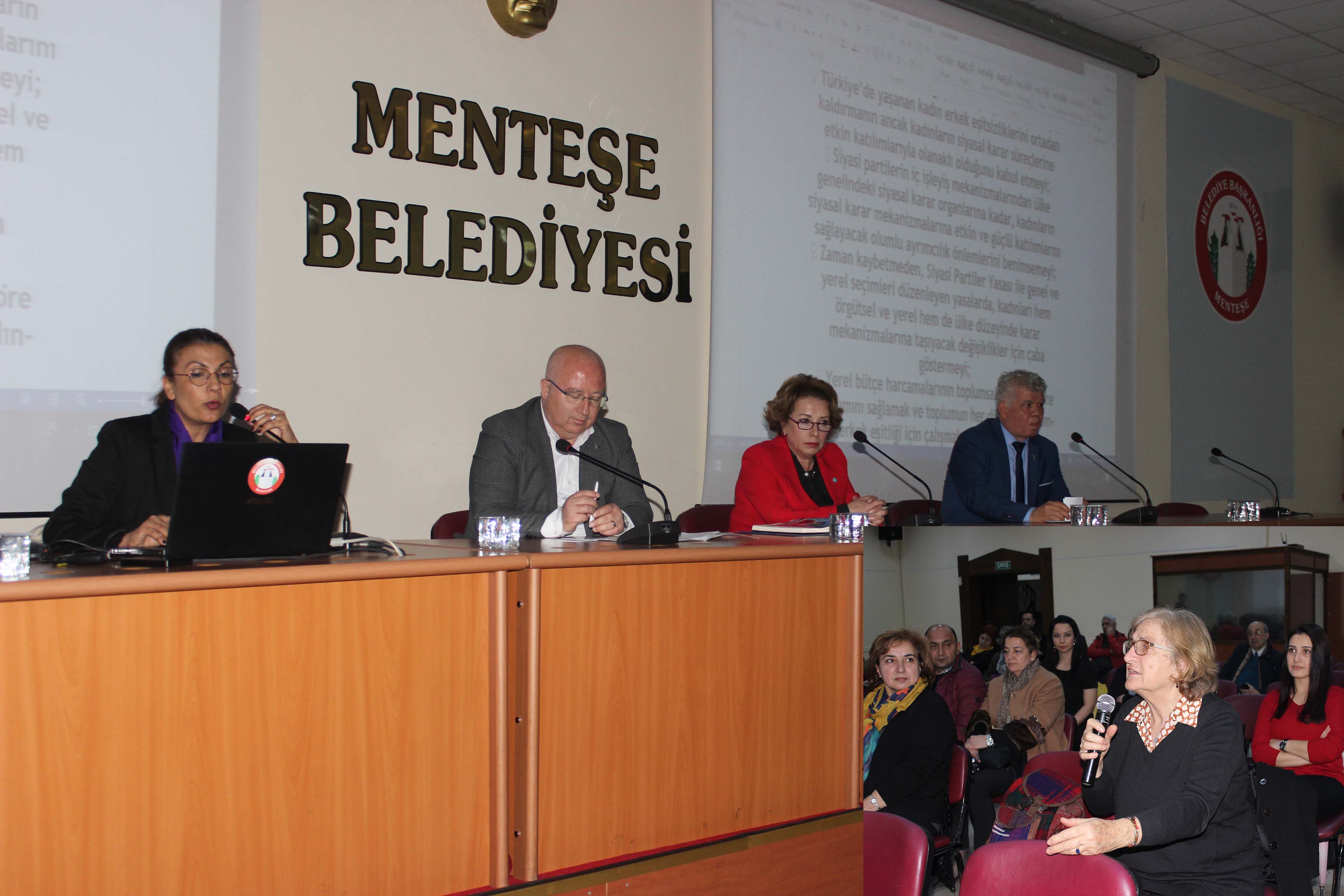 Menteşe’de adaylar sustu, kadınlar konuştu