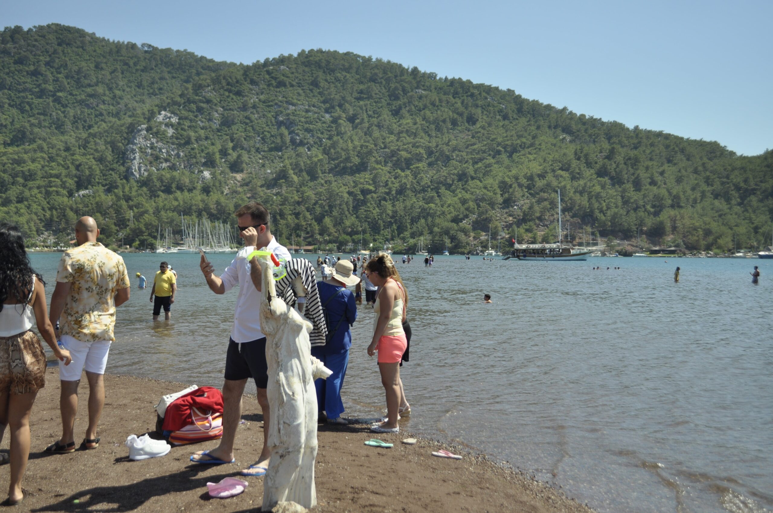 Kızkumu Plajı pandemiye rağmen rekor ziyaretçi ağırlıyor