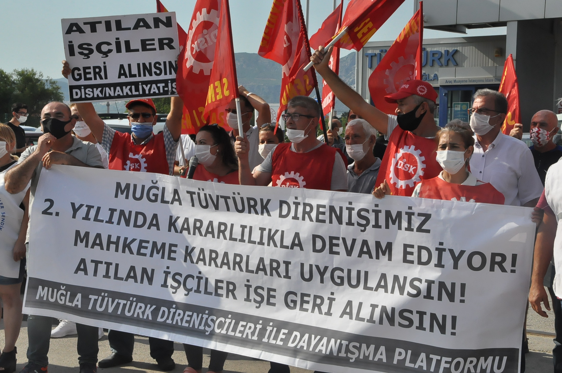 TÜVTÜRK işçileri:  “Haklı mücadelemizi sürdüreceğiz”