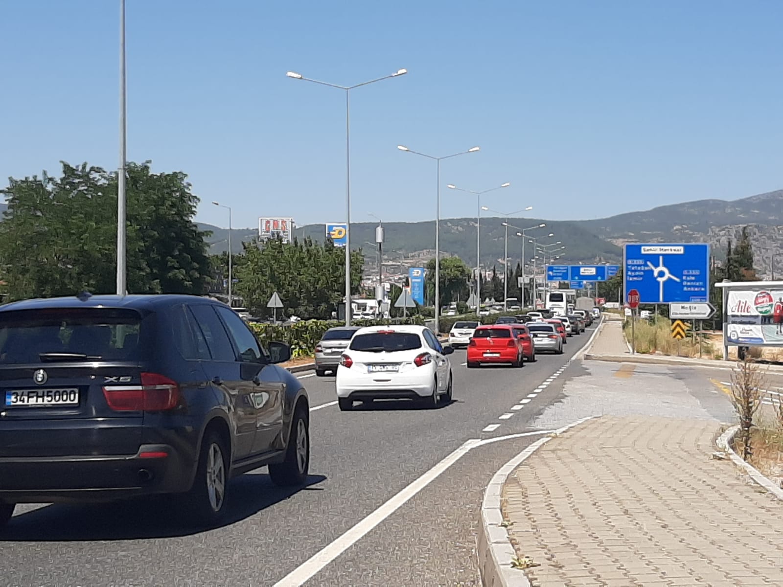 Muğla’da Trafik Yoğunluğu