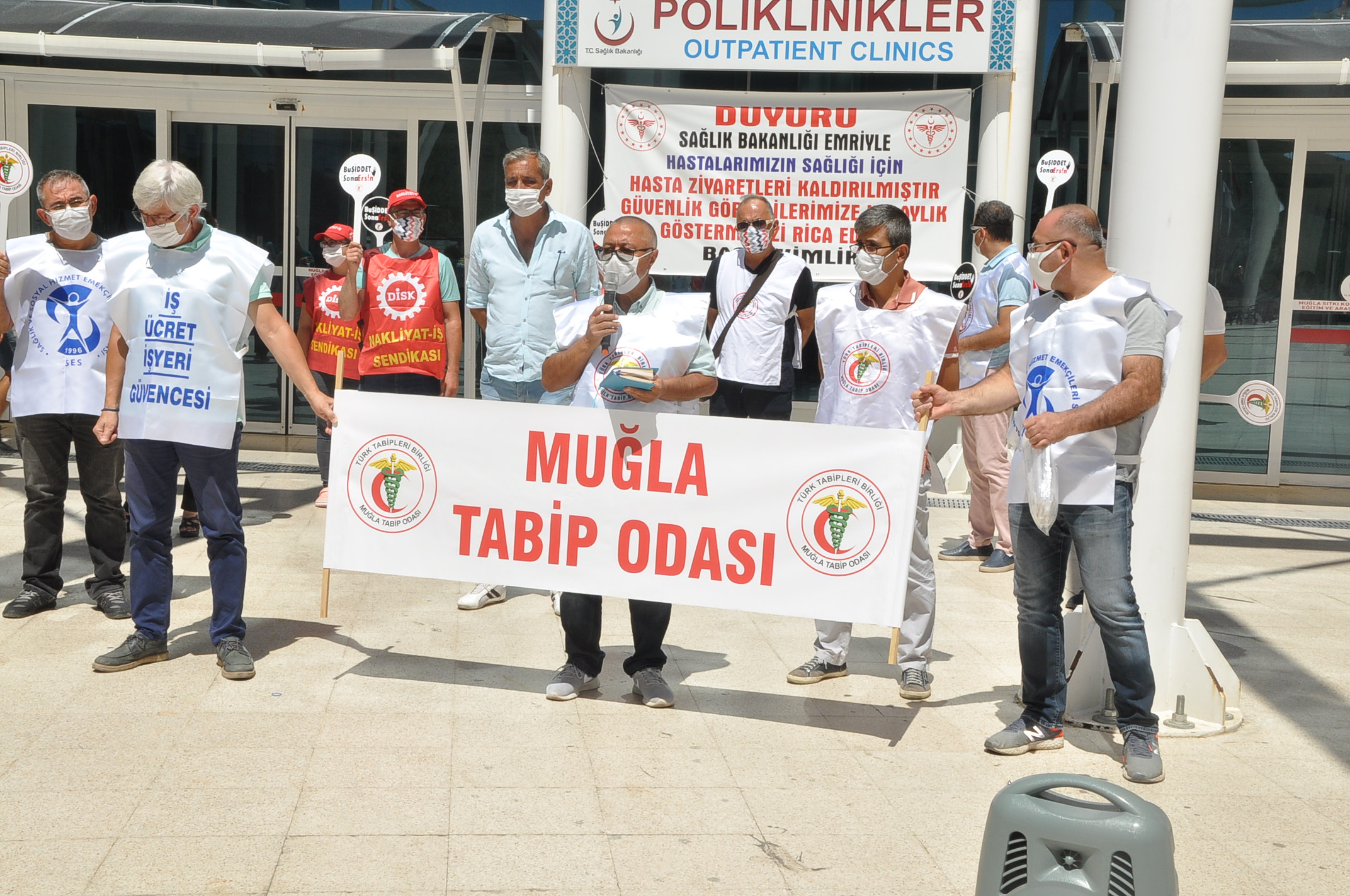 Muğla Tabip Odası: “Sağlık çalışanlarının sabrı tükeniyor"