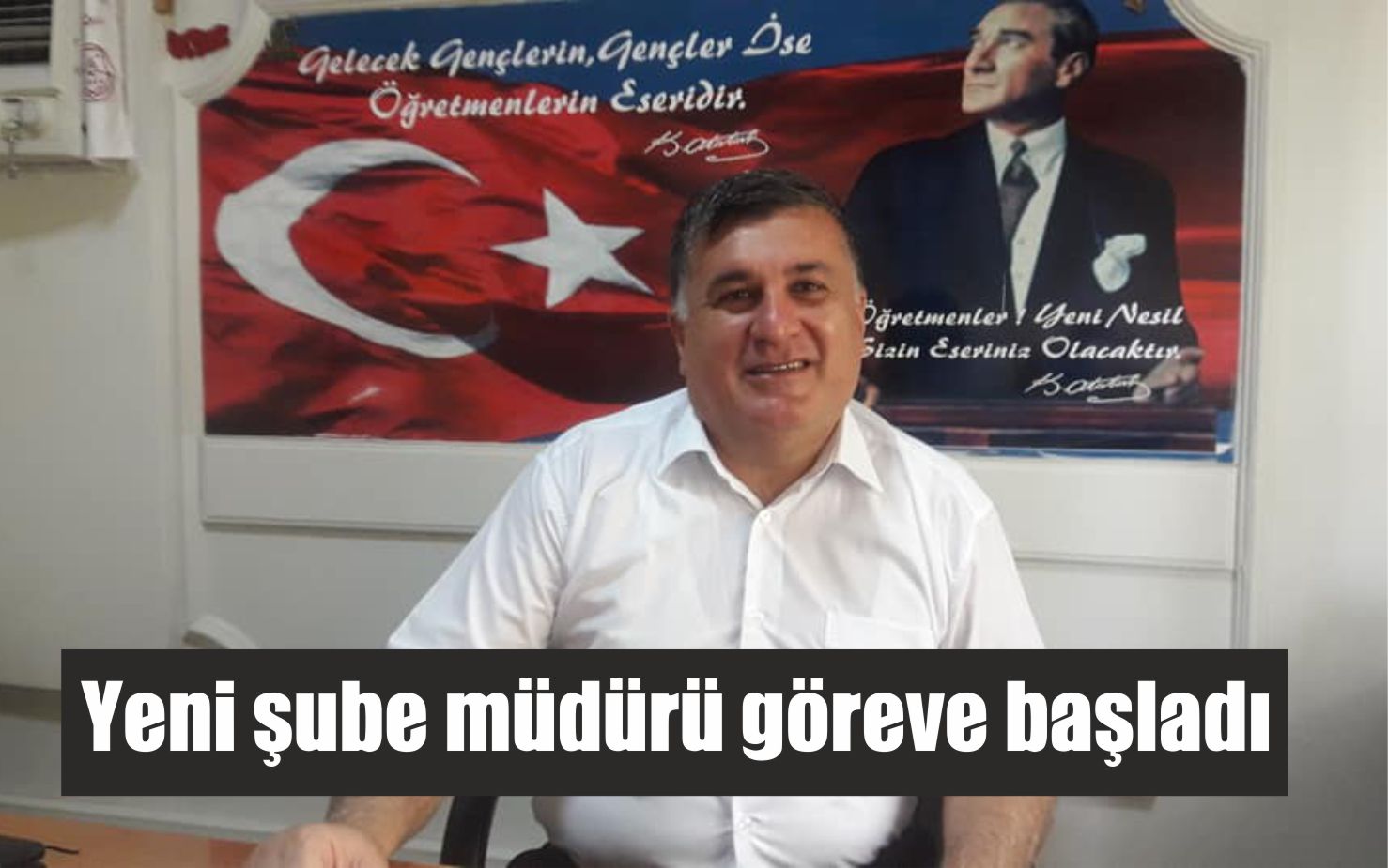 Yeni şube müdürü göreve başladı