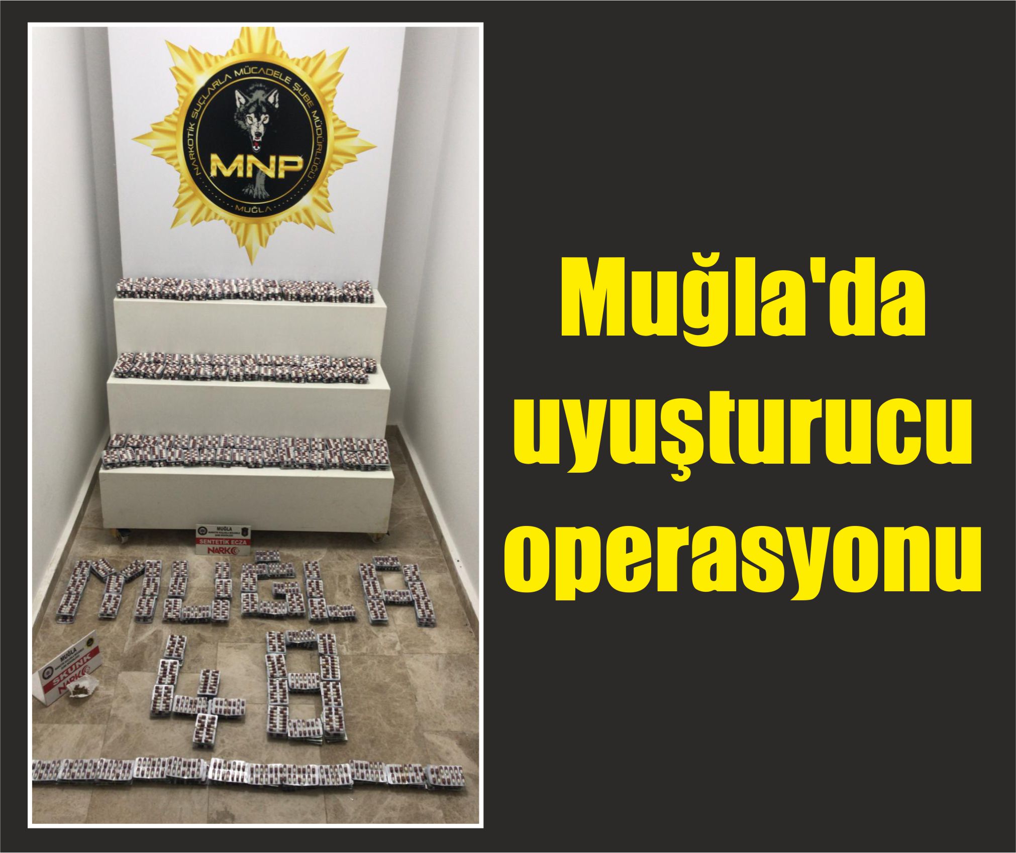 Muğla'da uyuşturucu operasyonu