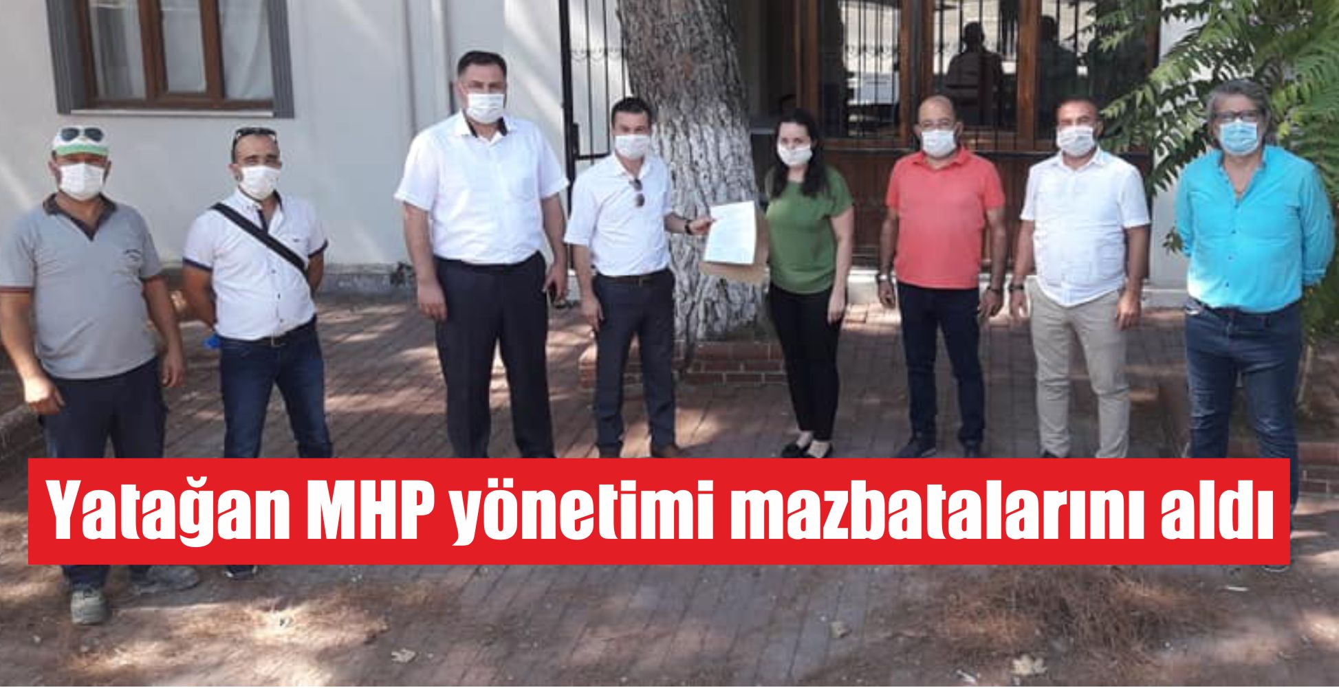 Yatağan MHP yönetimi mazbatalarını aldı