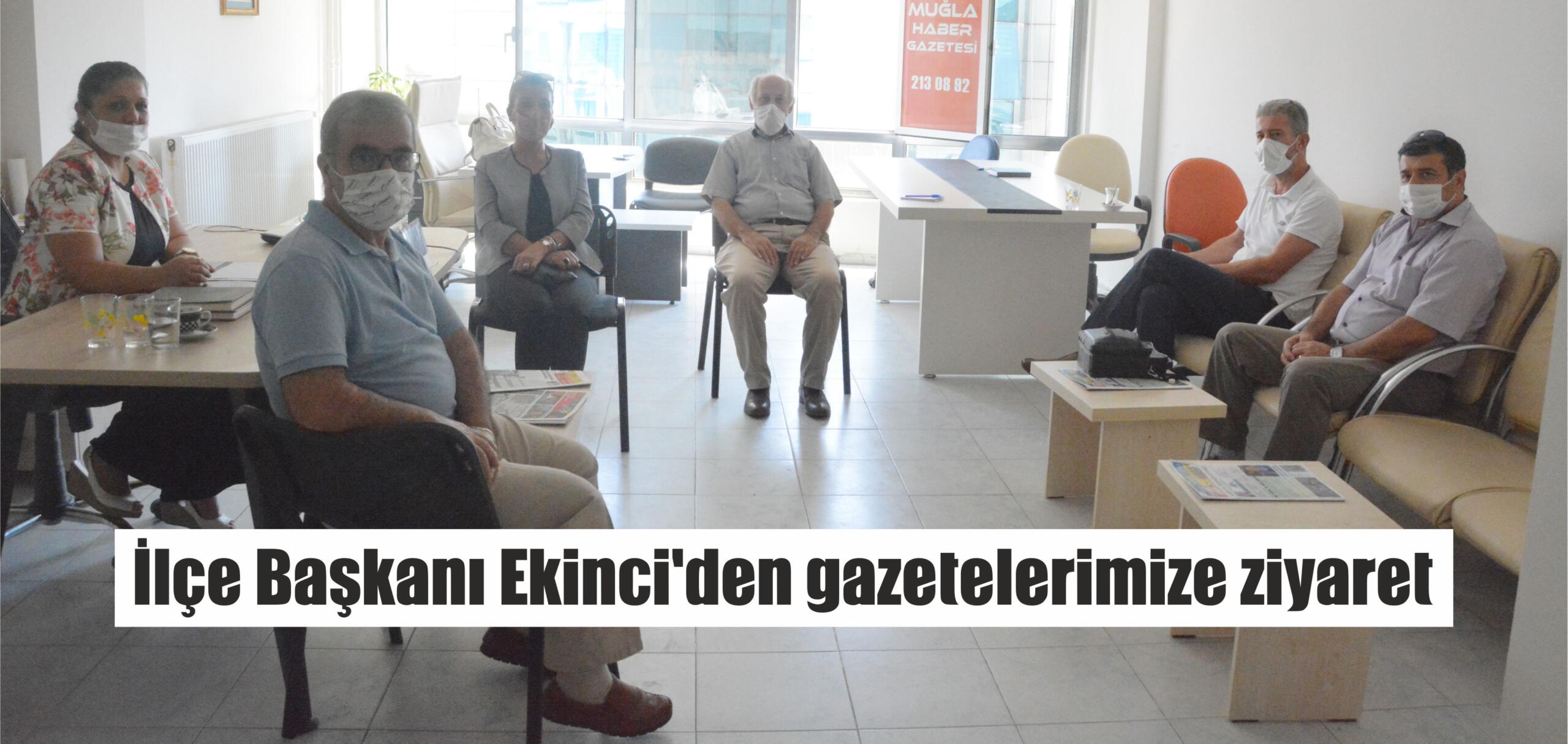 İlçe Başkanı Ekinci’den gazetelerimize ziyaret