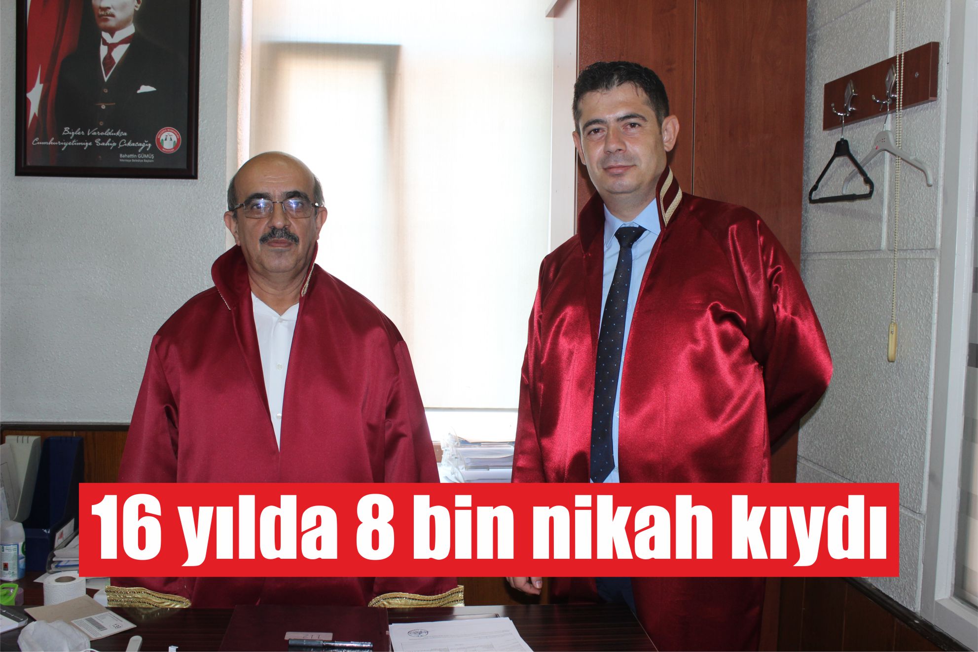 16 yılda 8 bin nikah kıydı