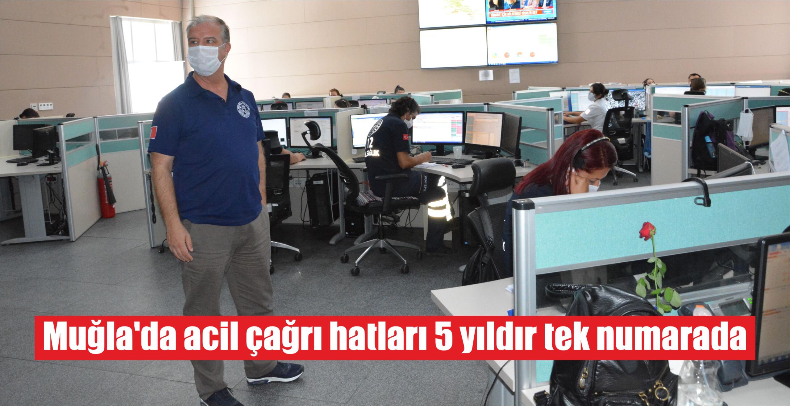 Muğla’da acil çağrı hatları 5 yıldır tek numarada