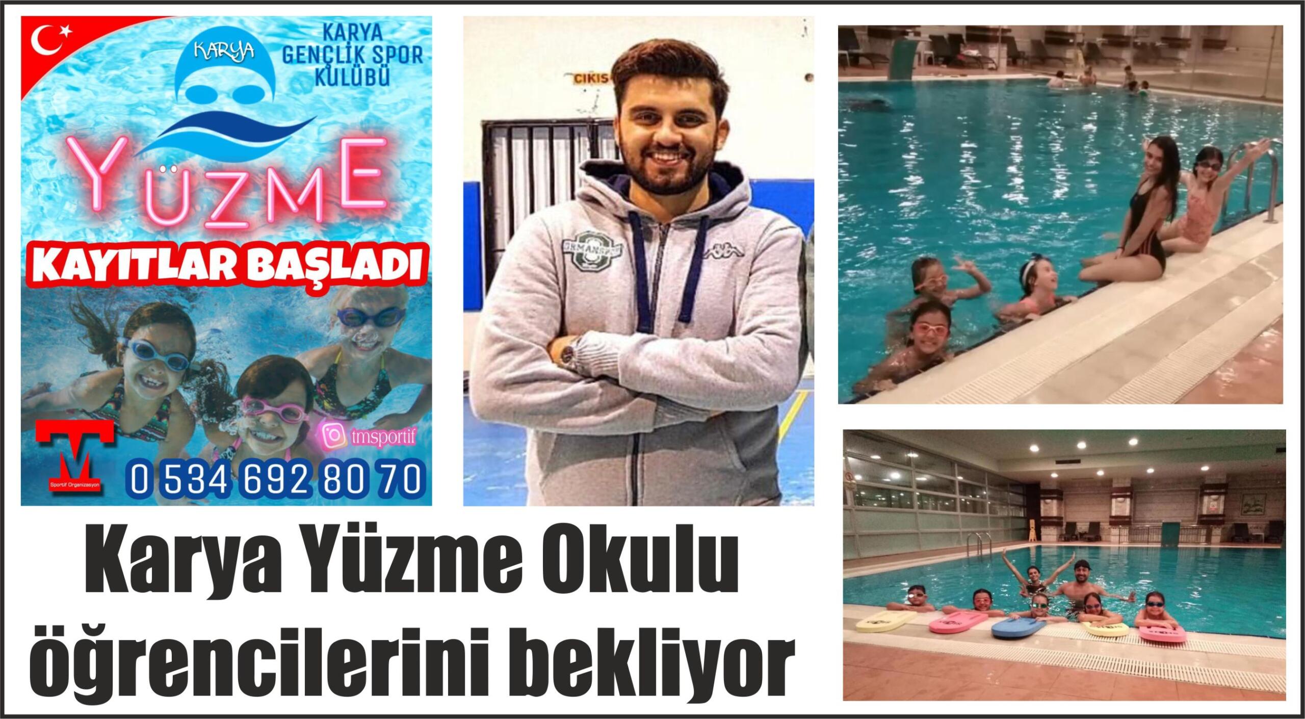 Karya Yüzme Okulu öğrencilerini bekliyor