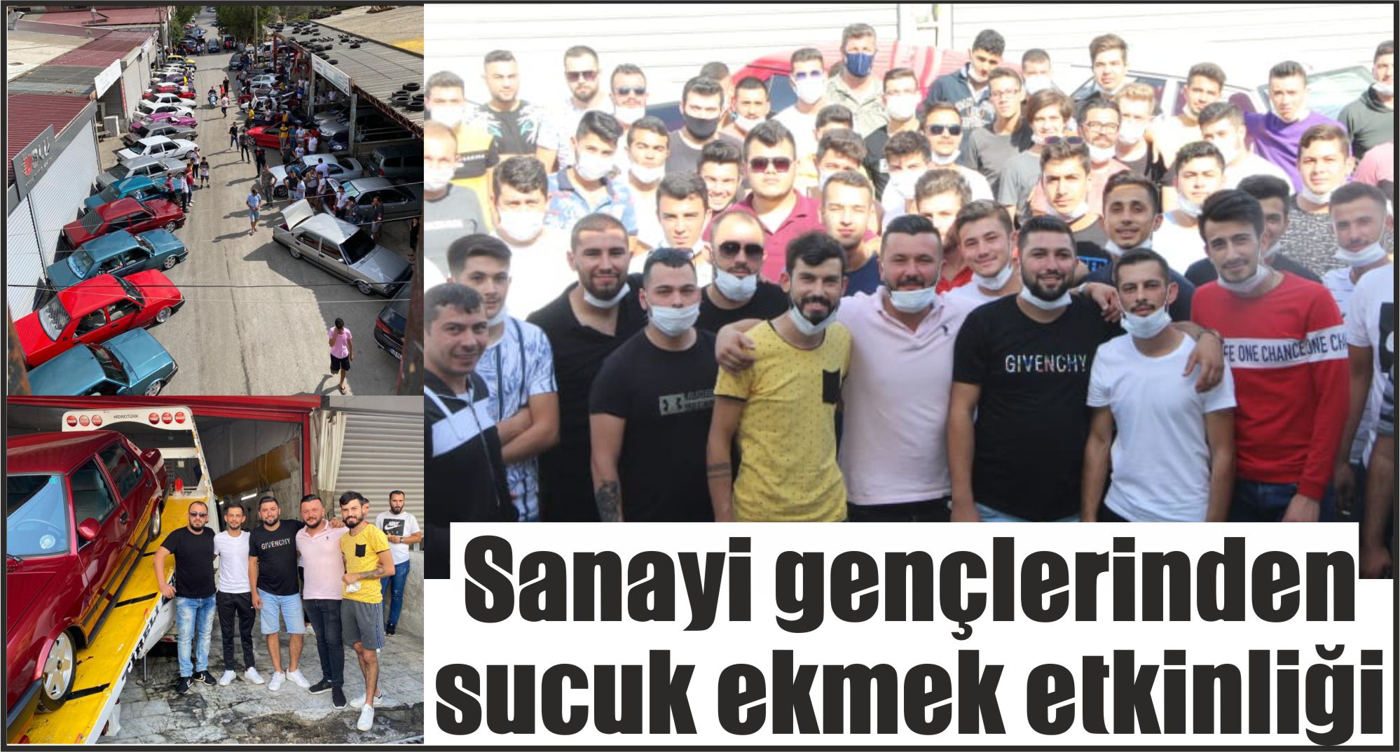 Sanayi gençlerinden sucuk ekmek etkinliği