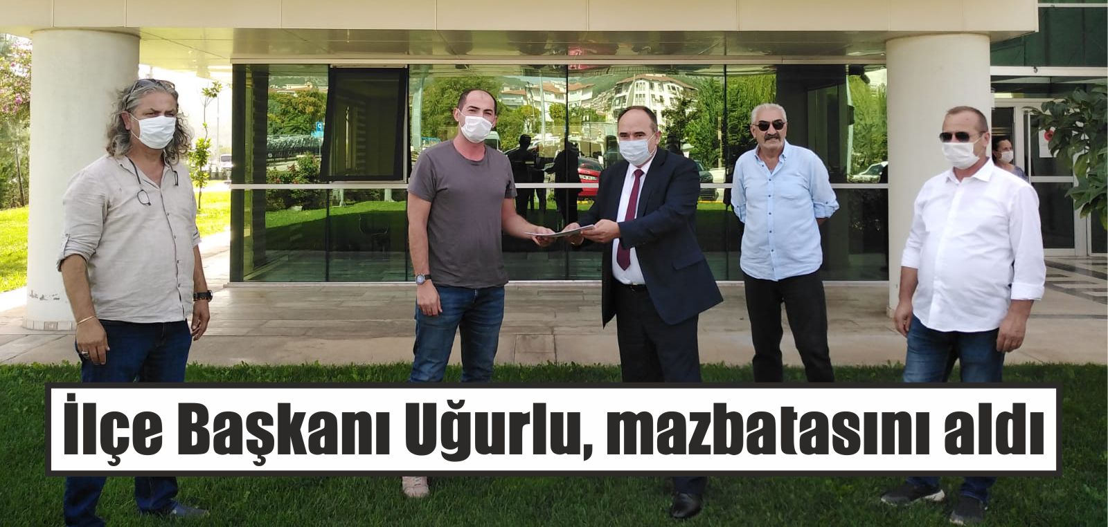 İlçe Başkanı Uğurlu, mazbatasını aldı