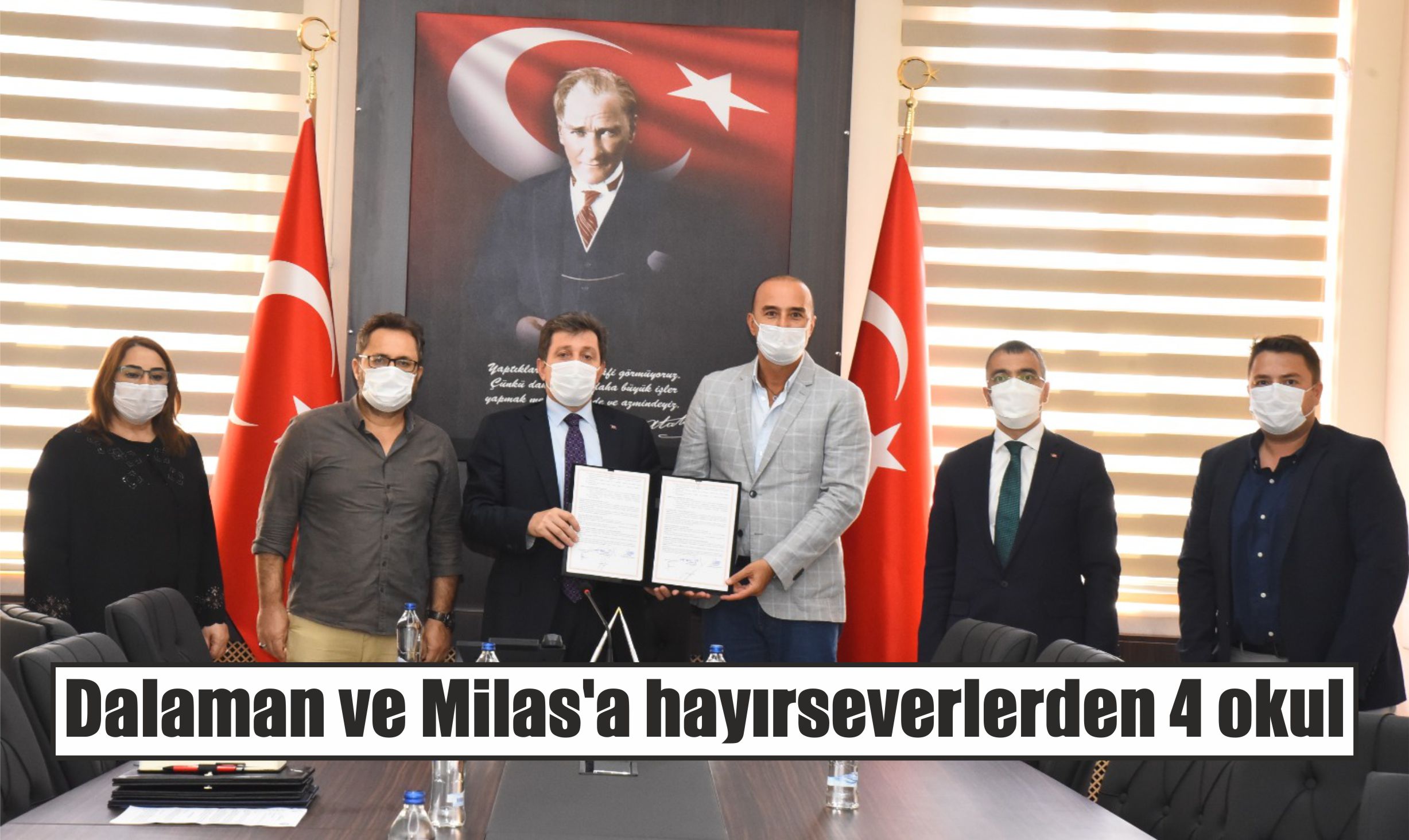 Dalaman ve Milas’a hayırseverlerden 4 okul