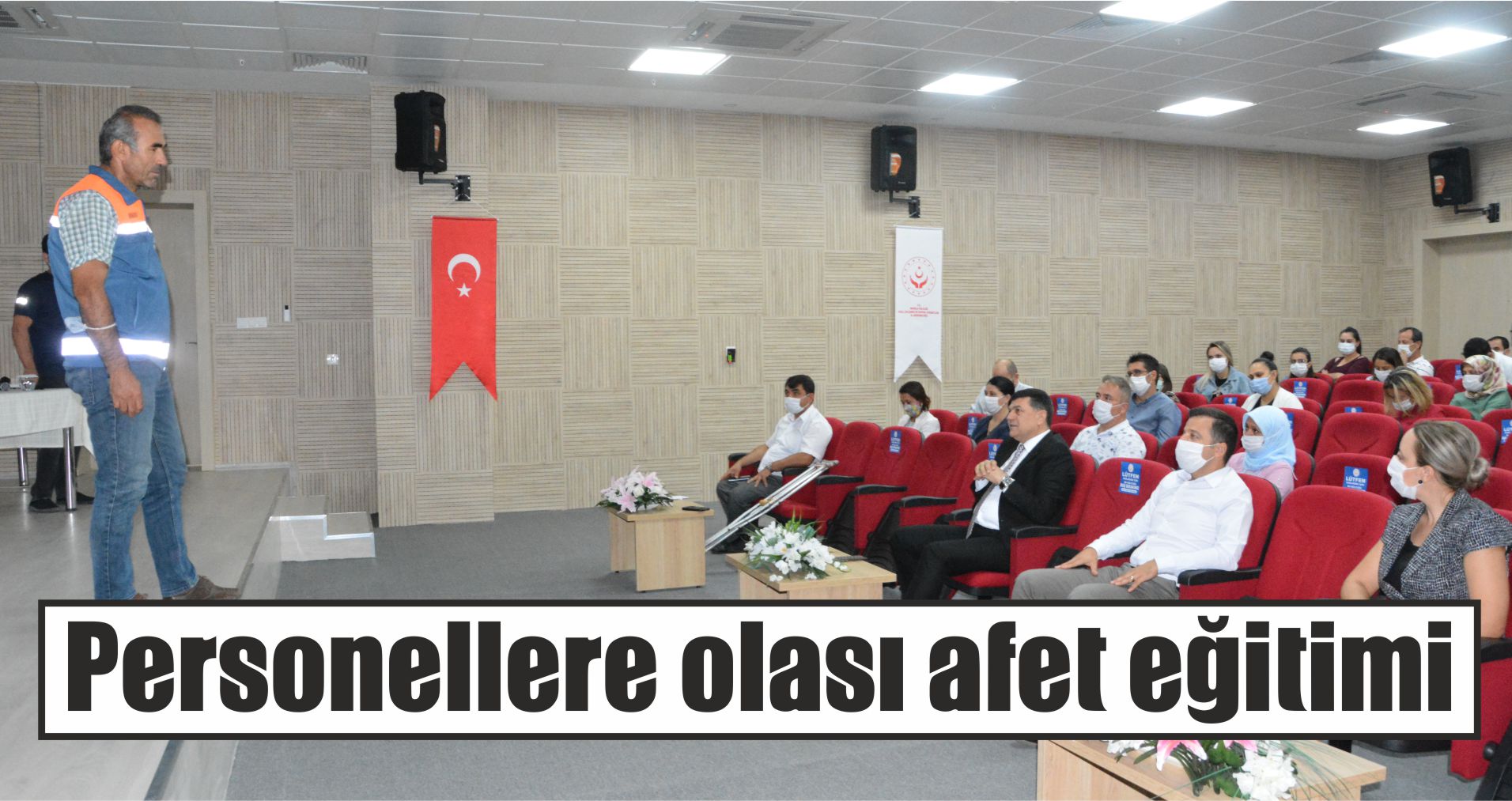 Personellere olası afet eğitimi