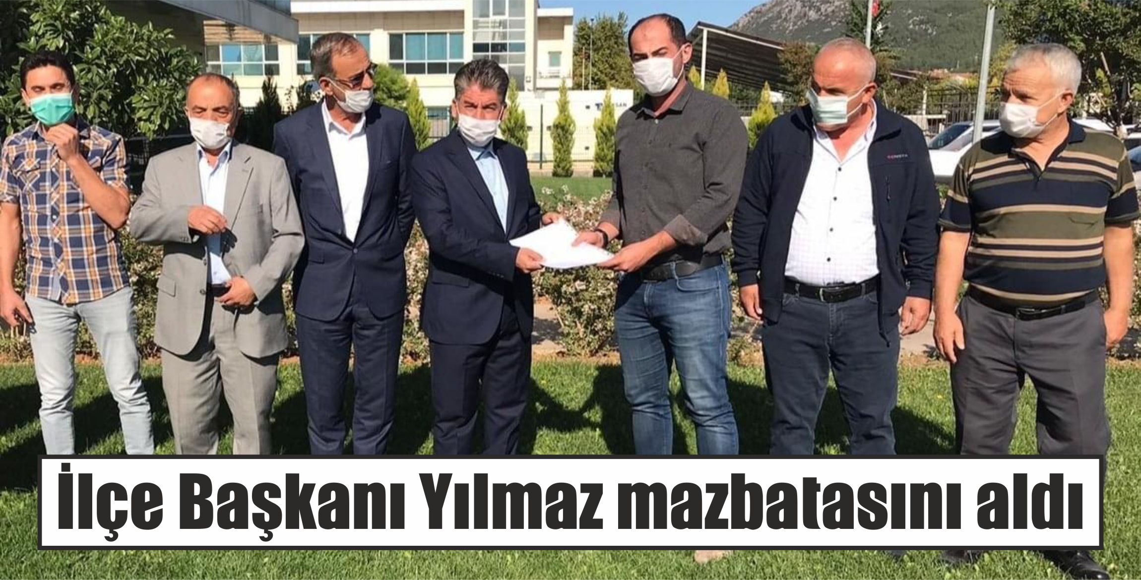 İlçe Başkanı Yılmaz mazbatasını aldı