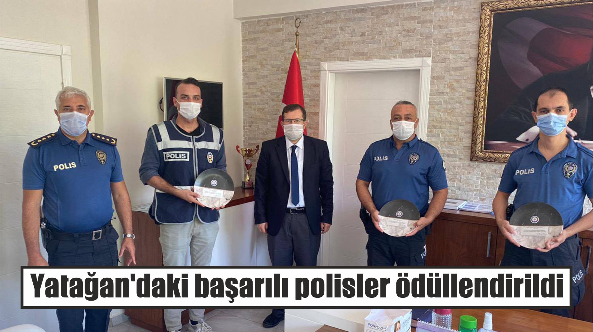 Yatağan’daki başarılı polisler ödüllendirildi