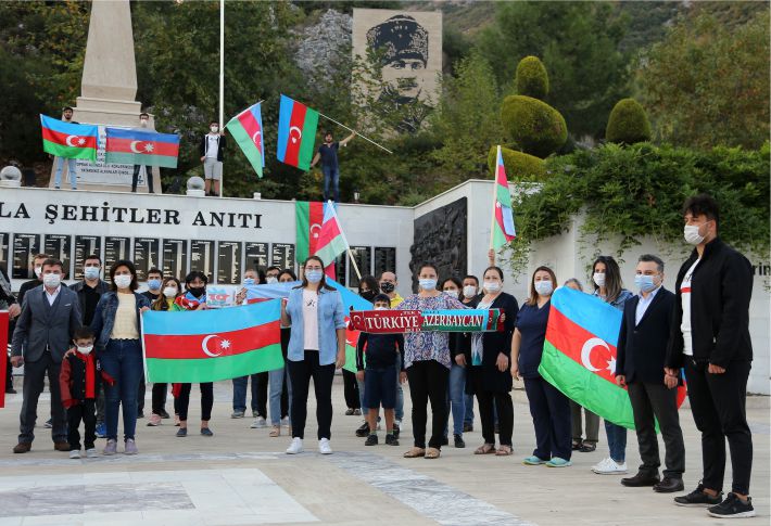 Sağlıkçılar, Azerbaycan'ı Motosikletli Destekledi