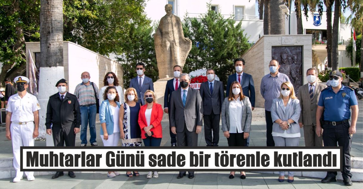 Muhtarlar Günü sade bir törenle kutlandı