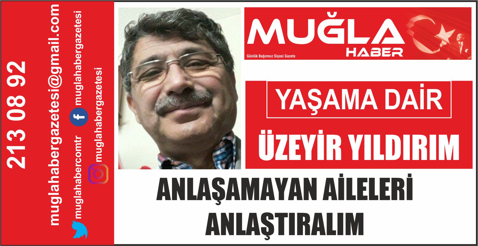 ANLAŞAMAYAN AİLELERİ ANLAŞTIRALIM -Yaşama Dair -  Üzeyir YILDIRIM 