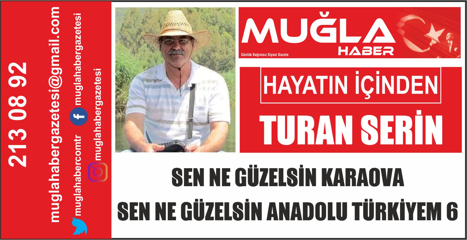 SEN NE GÜZELSİN KARAOVA -HAYATIN İÇİNDEN- TURAN SERİN