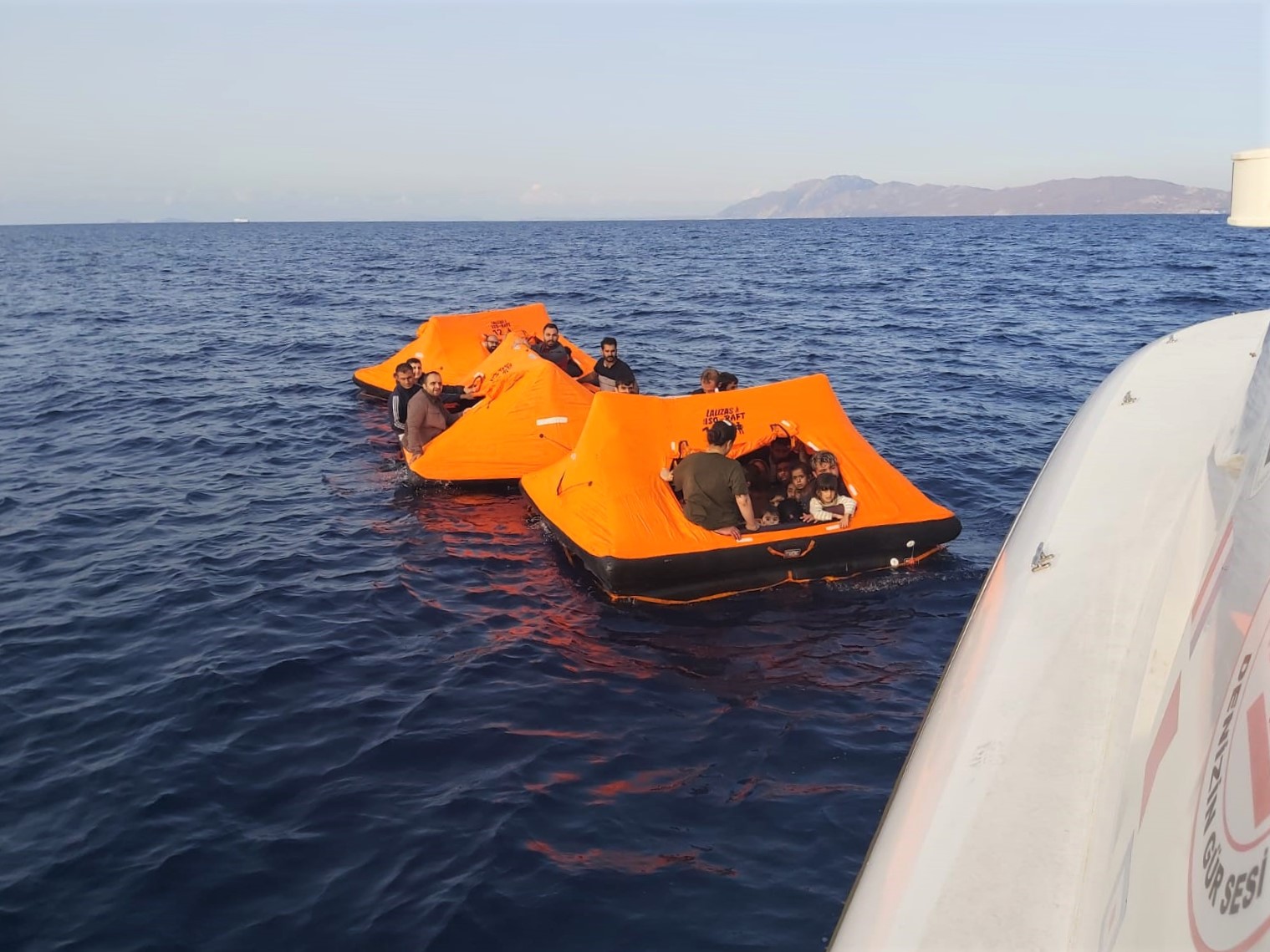 Bodrum’ da Kurtarılan Yabancılar