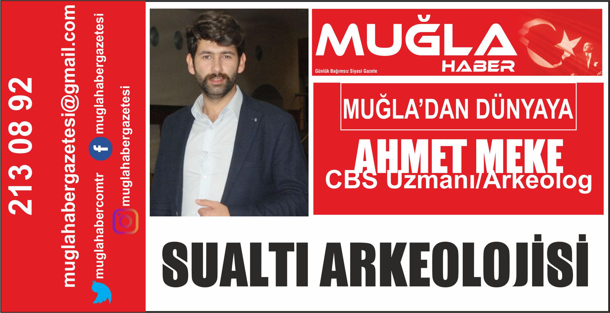 SUALTI ARKEOLOJİSİ - MUĞLA'DAN DÜNYAYA- AHMET MEKE
