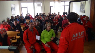 AKUT ekipleri tatbikatta buluştu