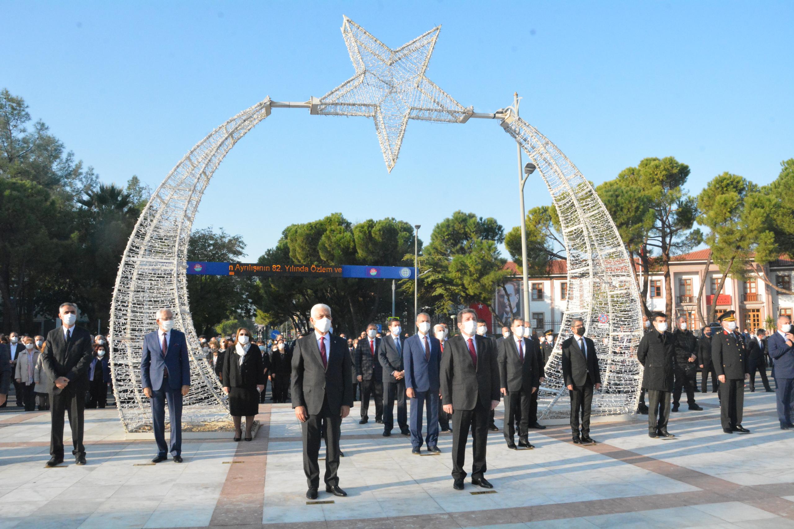 “Atatürk” Muğla’da 82. Yıldönümünde Anıldı