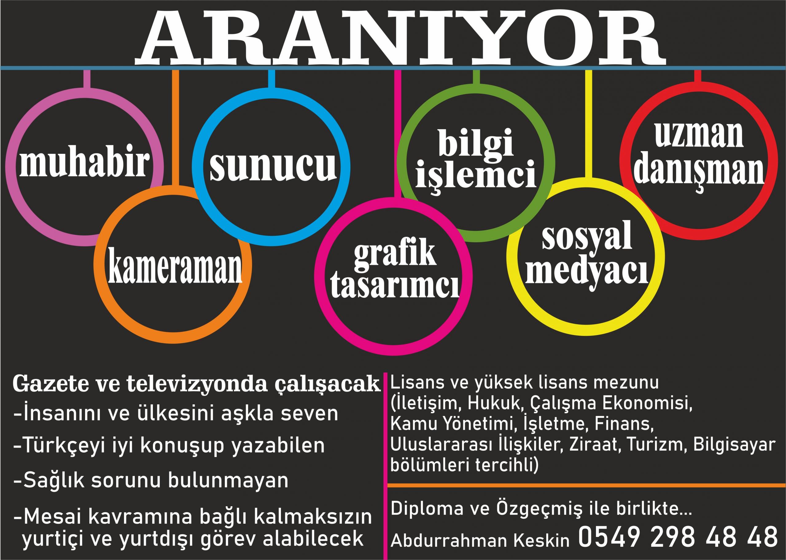 ELEMAN ARANIYOR