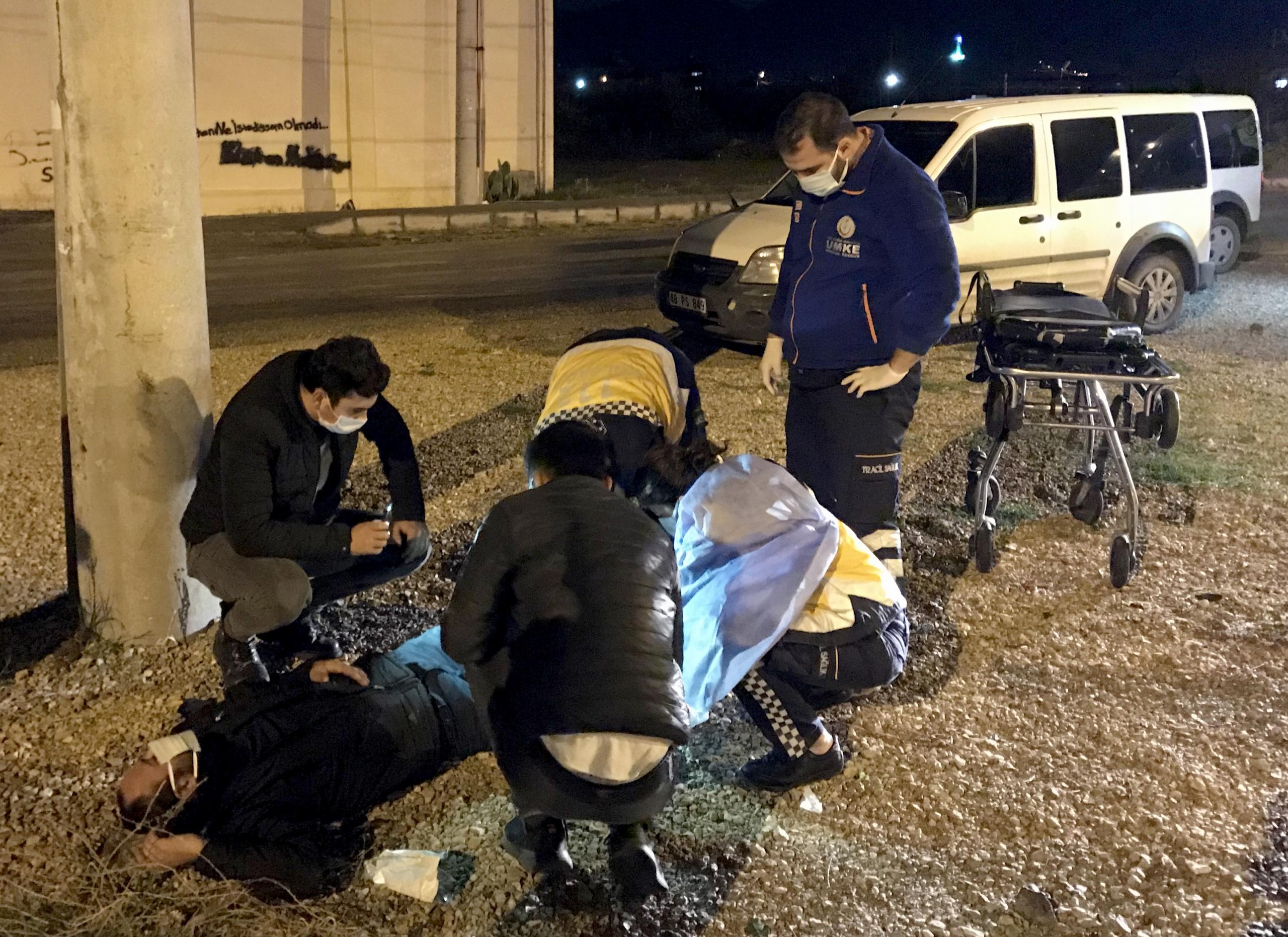 bir kişi tüfekle yaralandı