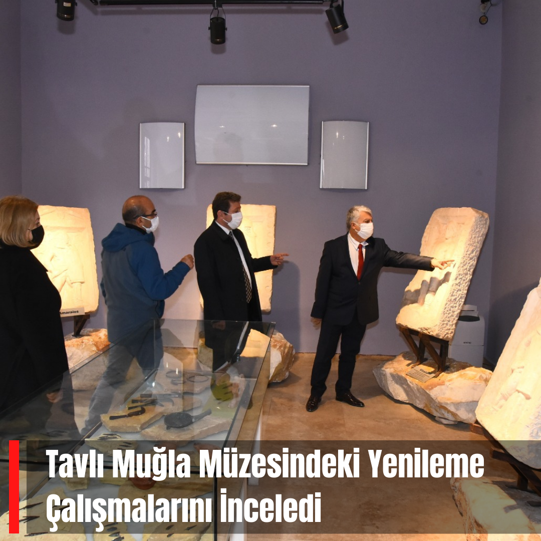 Tavlı Muğla Müzesindeki Yenileme Çalışmalarını İnceledi