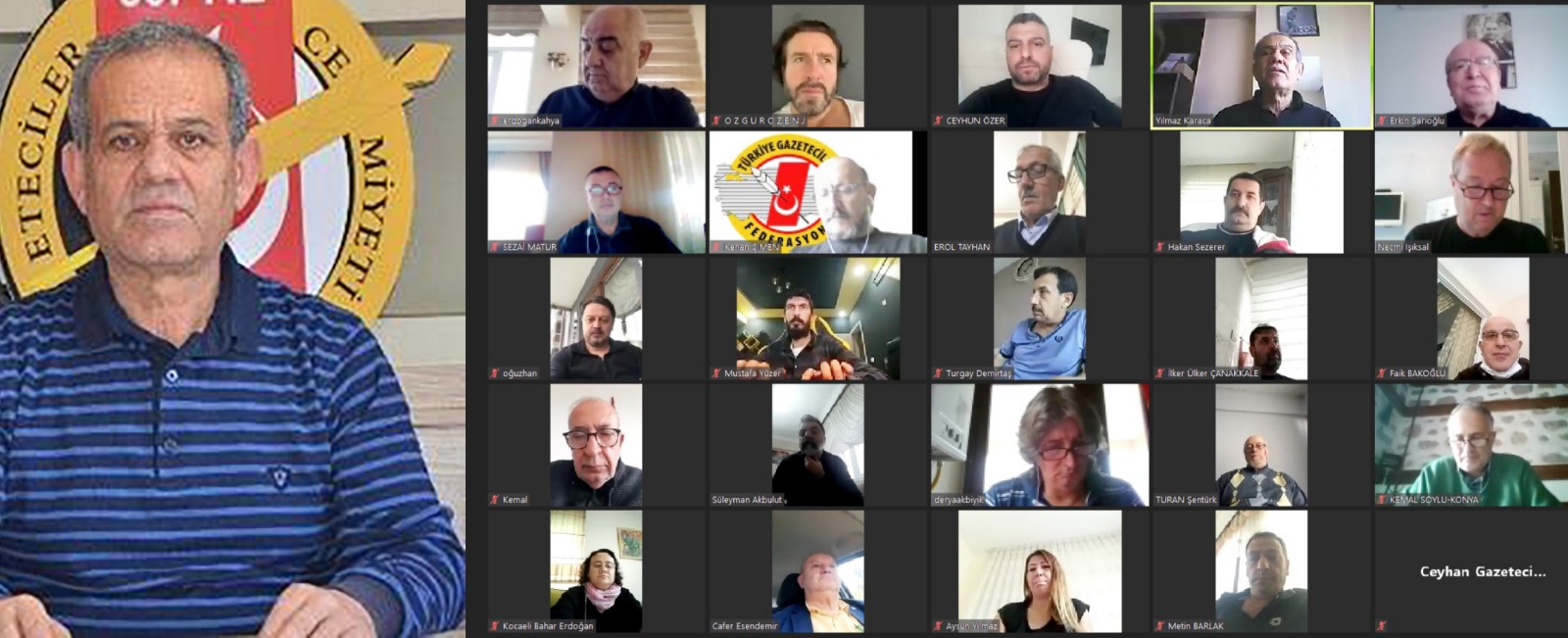 TGF 62.Başkanlar Konseyi Toplandı  " GAZETELER BİR BİR KAPANIYOR"