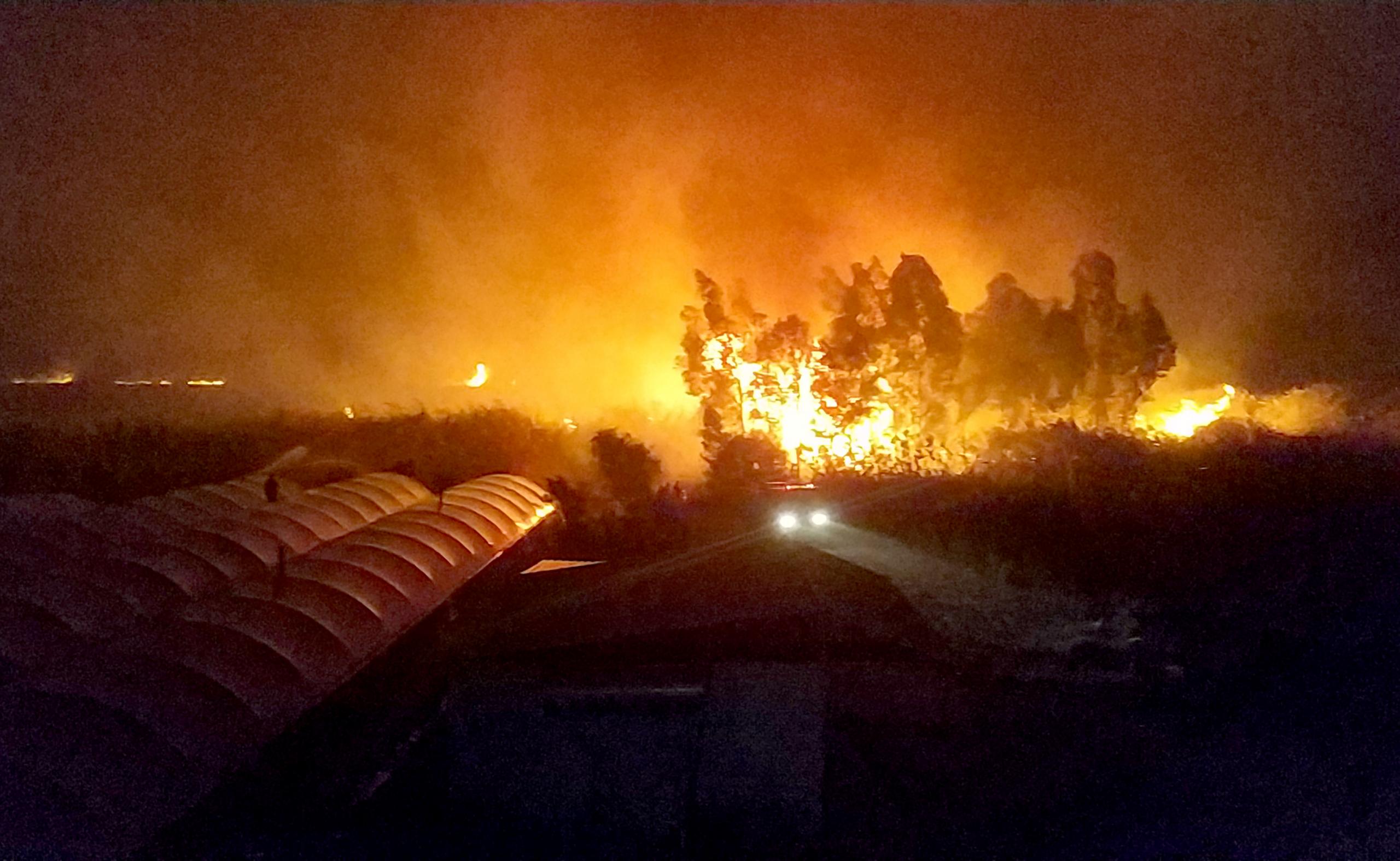 Sazlık alanda çıkan yangın söndürüldü
