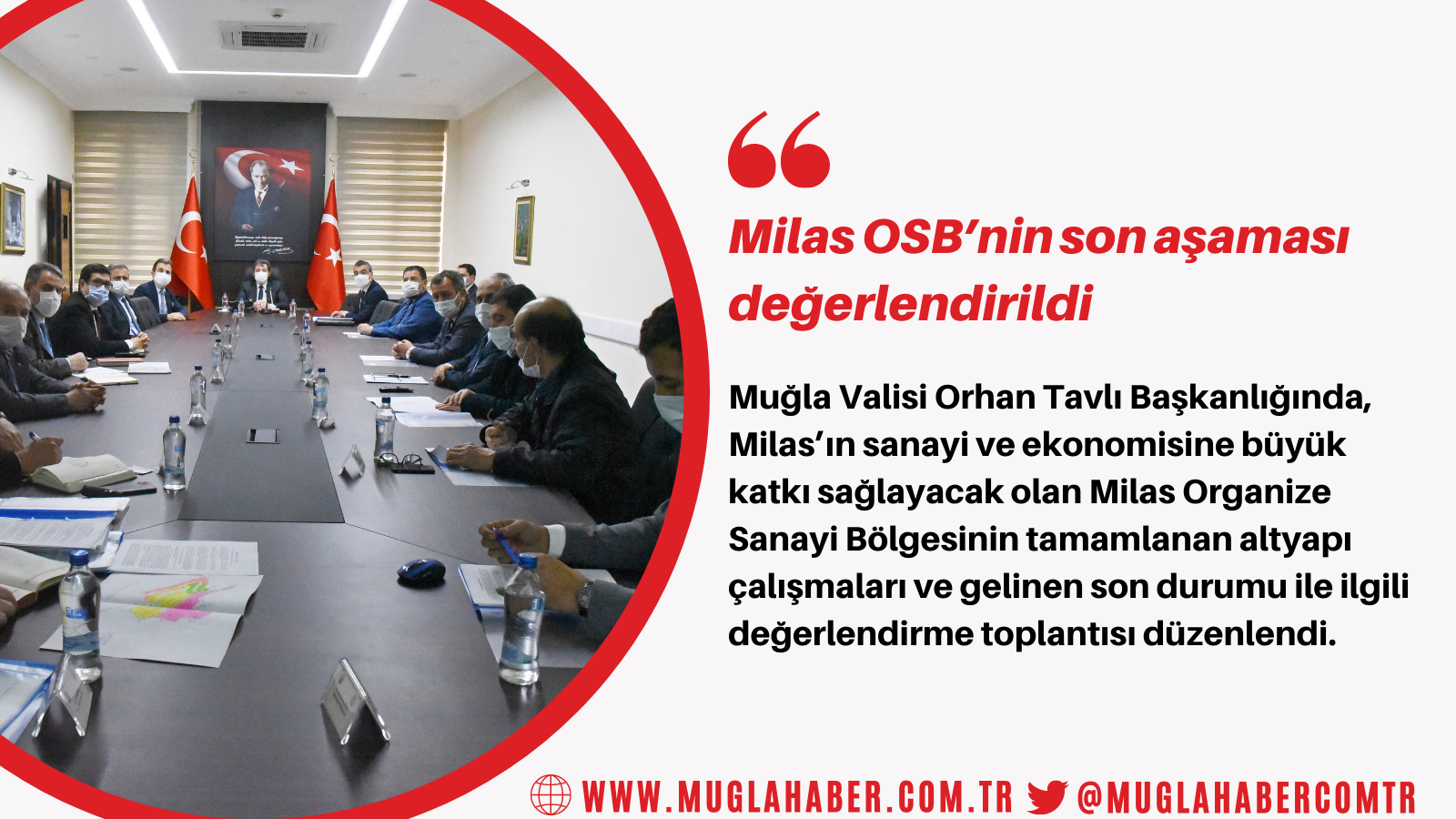 Milas OSB’nin son aşaması değerlendirildi