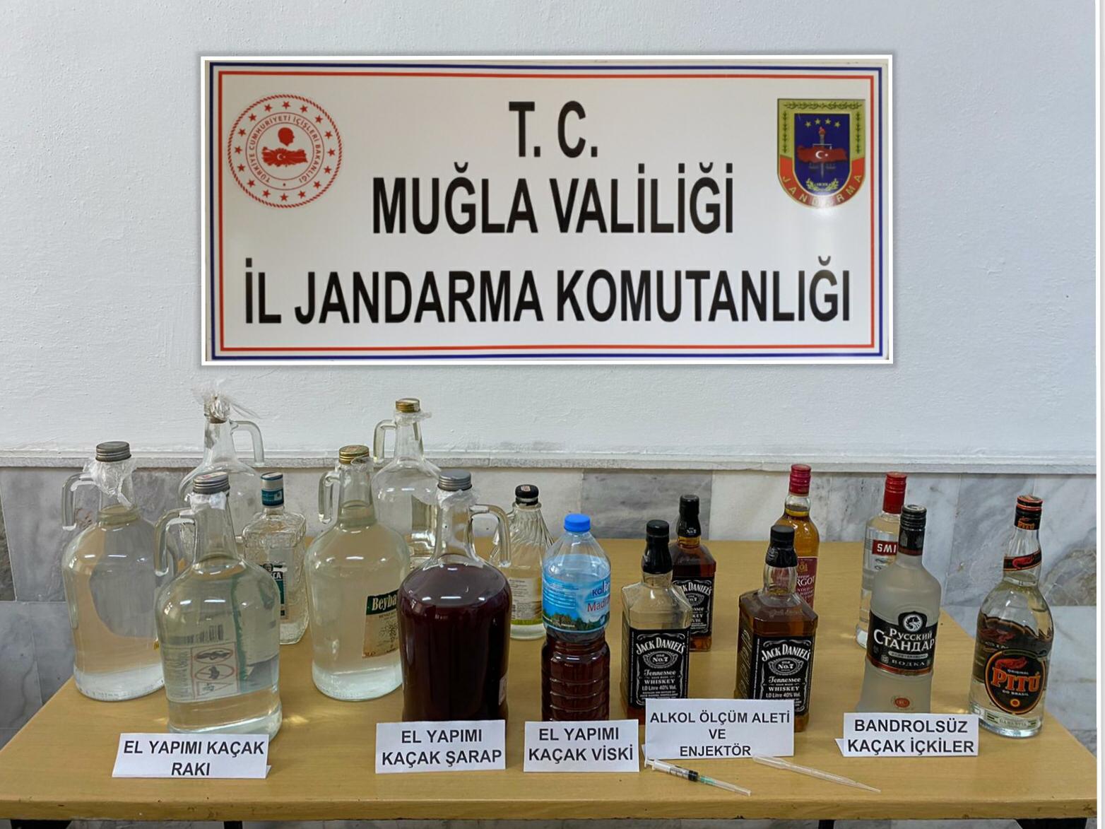 Ortaca’da kaçak içki operasyonu