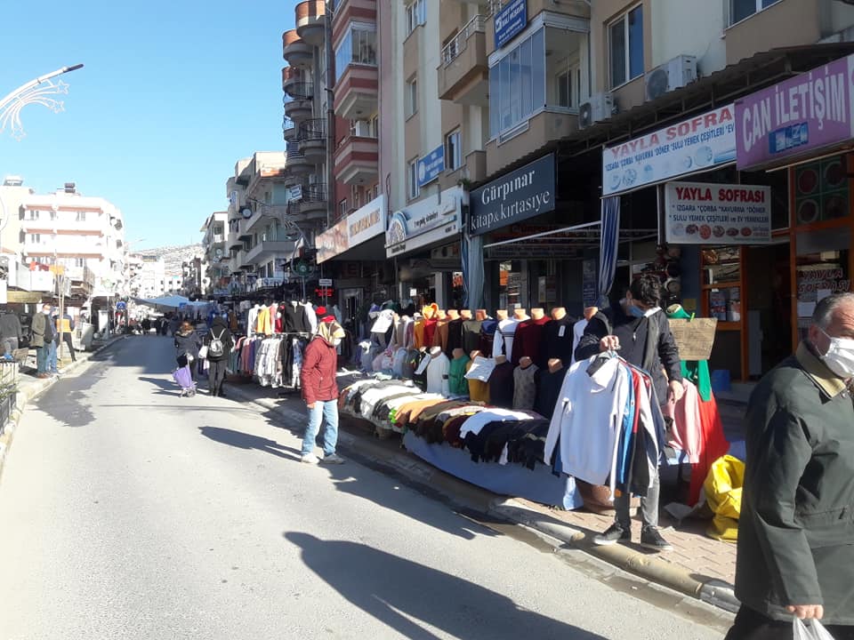 YATAĞAN PAZAR YERİNDE ESKİ SİSTEME DÖNÜLDÜ