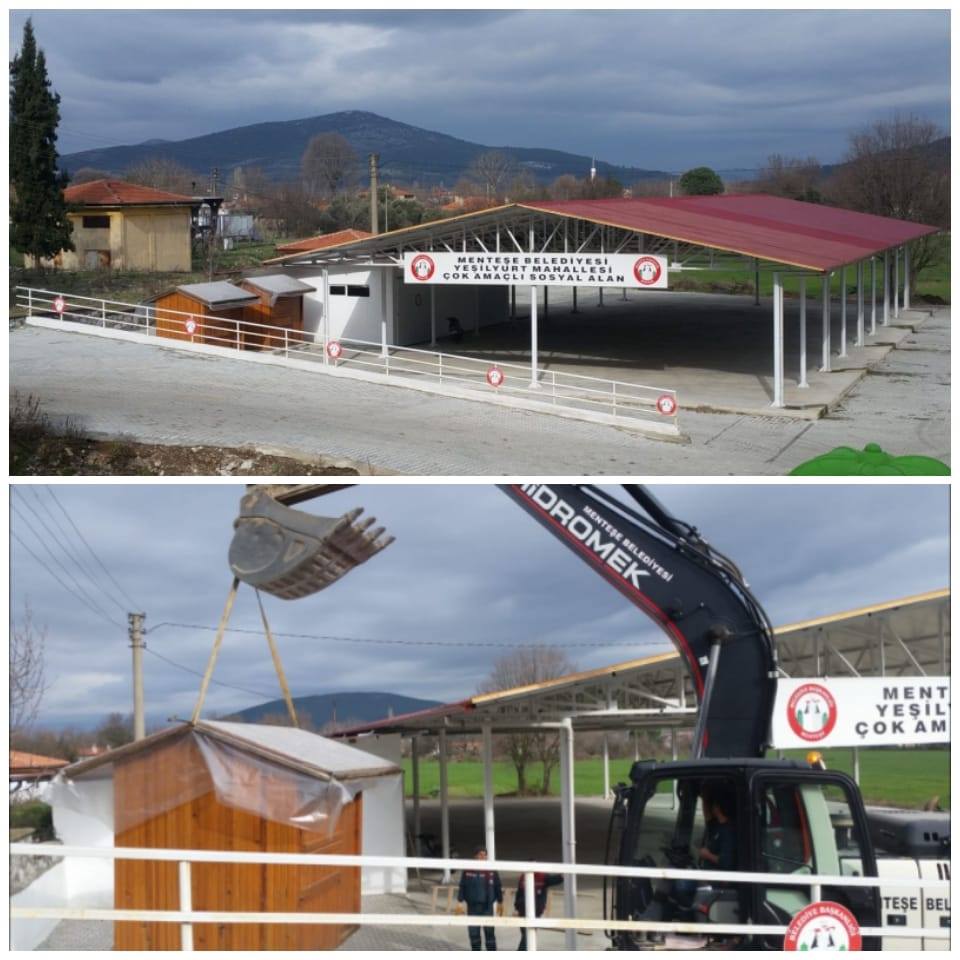 YEŞİLYURT’A 2 AHŞAP BÜFE