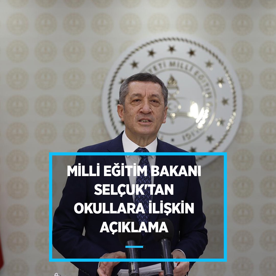 Bakan Selçuk yüz yüze eğitime geçiş sürecinin ayrıntılarını açıkladı