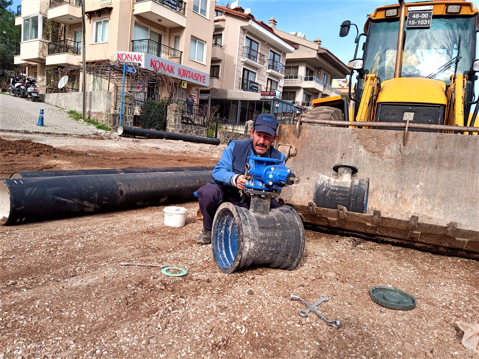 Marmaris'e 10 kilometrelik içme suyu hattı döşendi