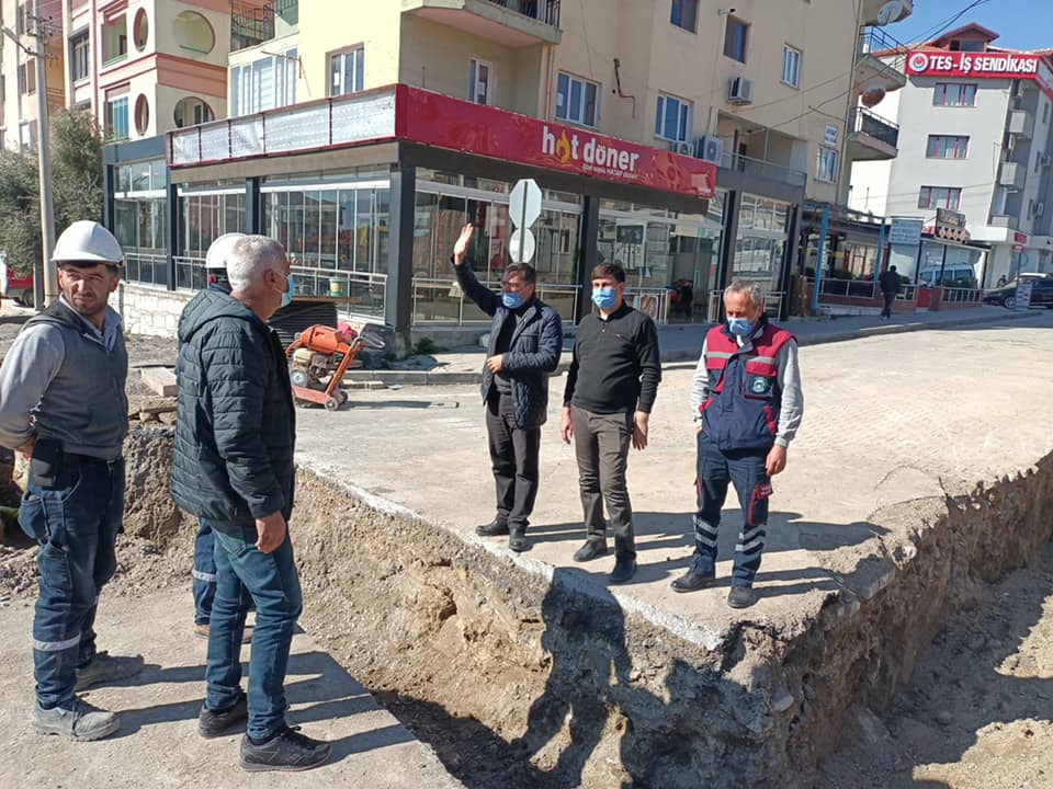 BULVARDA ÇALIŞMA DEVAM EDİYOR