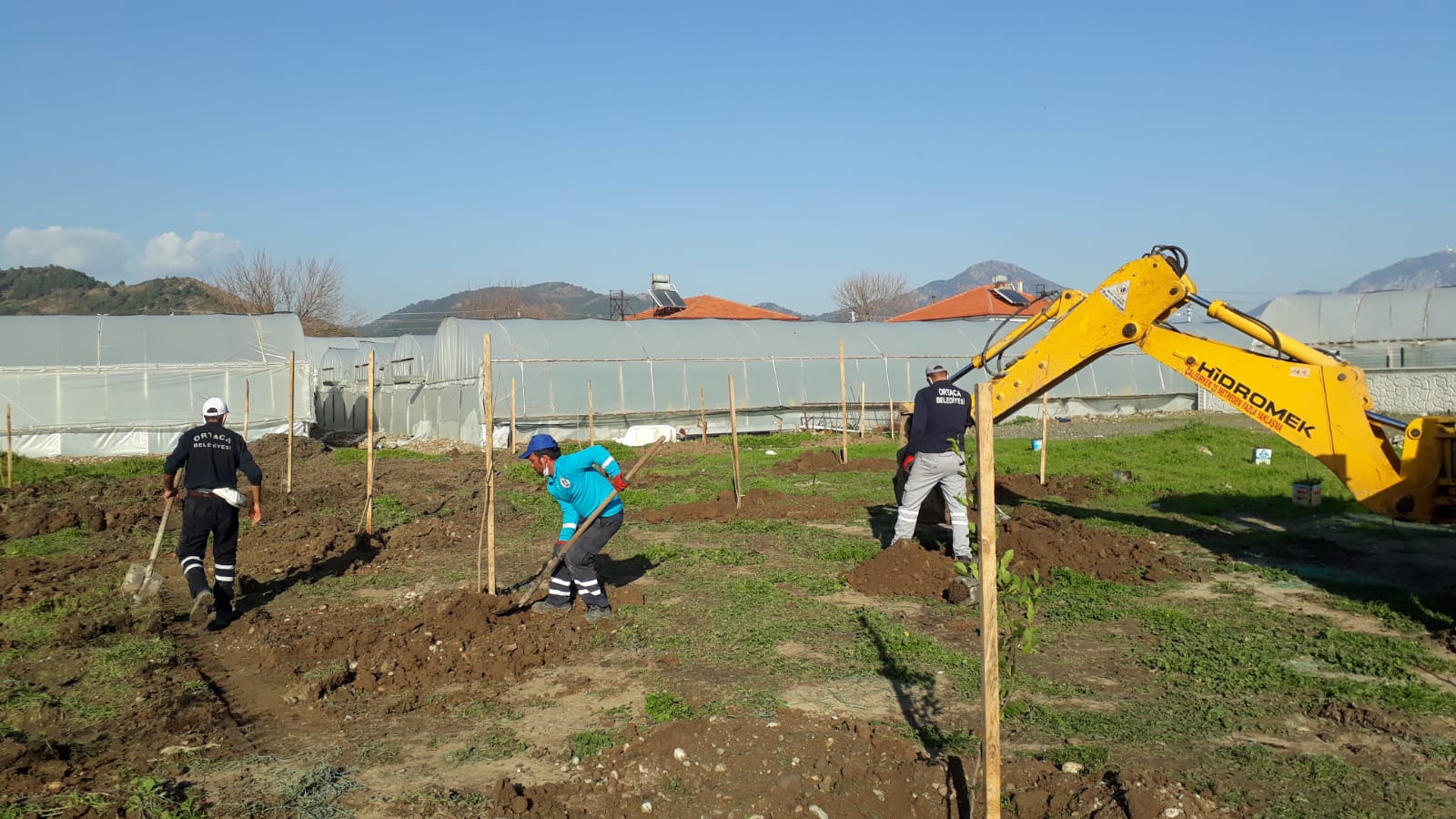 ORTACA’DA AĞAÇ VE FİDAN DİKİM ÇALIŞMALARI SÜRÜYOR