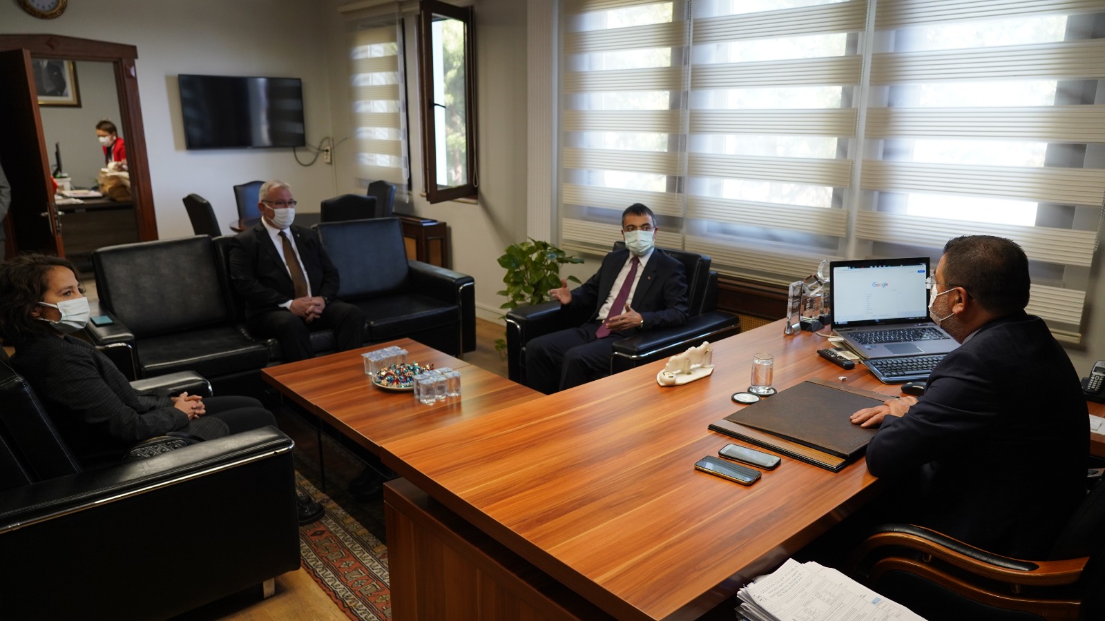 KAYMAKAM ARSLAN’DAN BAŞKAN TOKAT’A VEDA ZİYARETİ