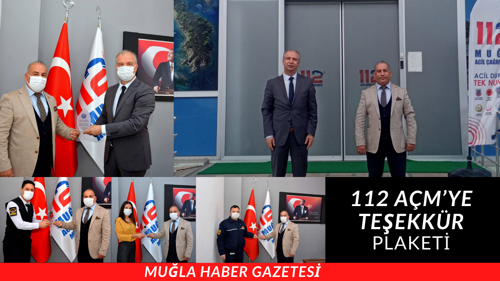 112 AÇM’YE TEŞEKKÜR PLAKETİ